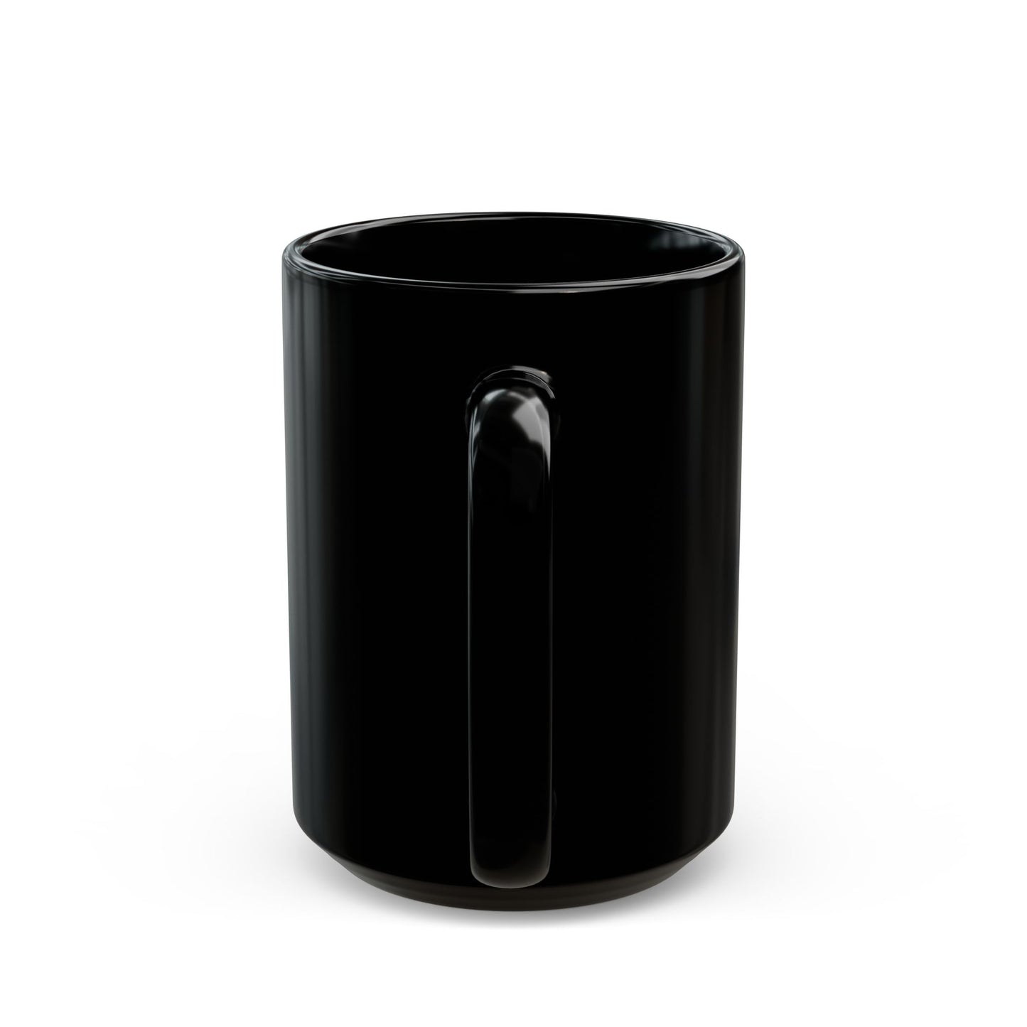 This Mama Wears Her Heart On Her Sleeve Black Mug - 11oz & 15oz Coffee Cup for Moms