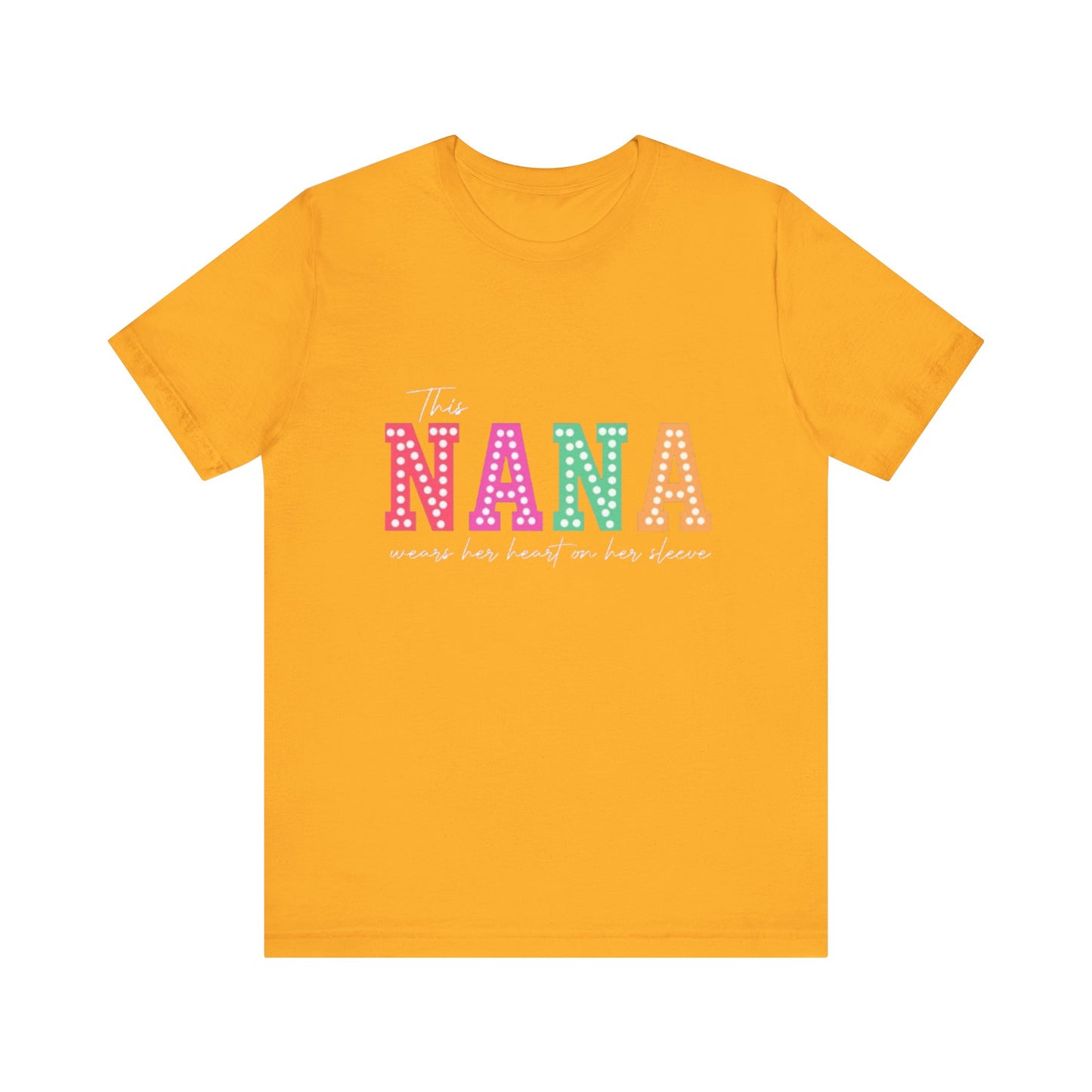 This NANA Wears Her Heart on Her Sleeve T-Shirt