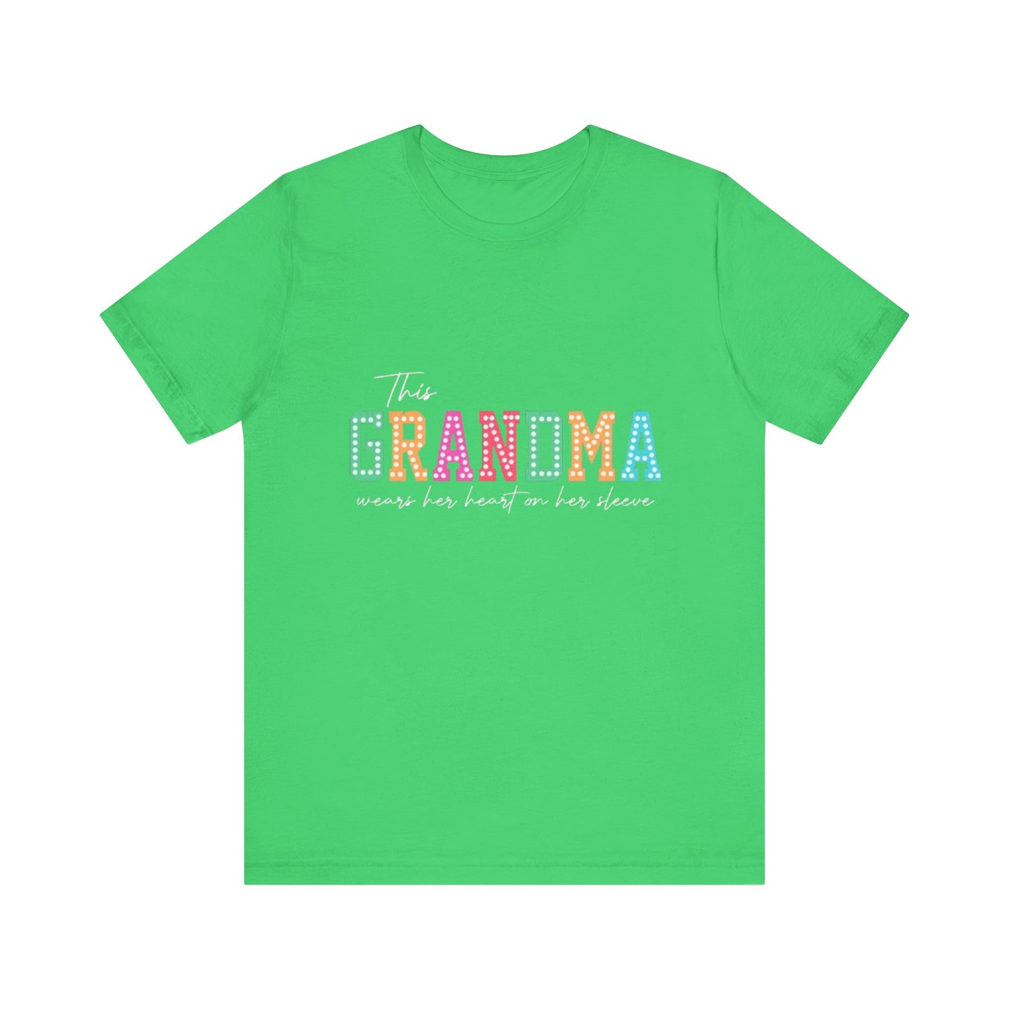 This Grandma Wears Her Heart On Her Sleeves T-Shirt