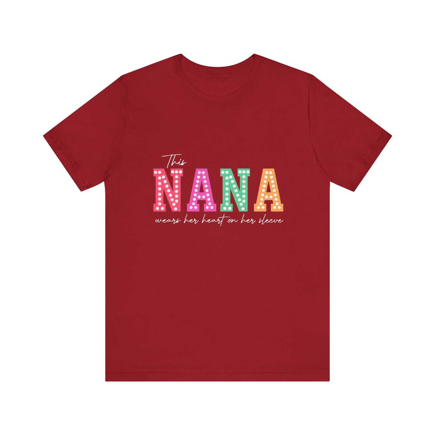 This NANA Wears Her Heart on Her Sleeve T-Shirt
