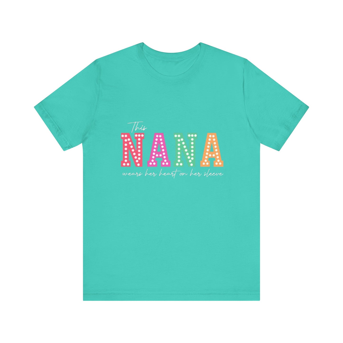 This NANA Wears Her Heart on Her Sleeve T-Shirt