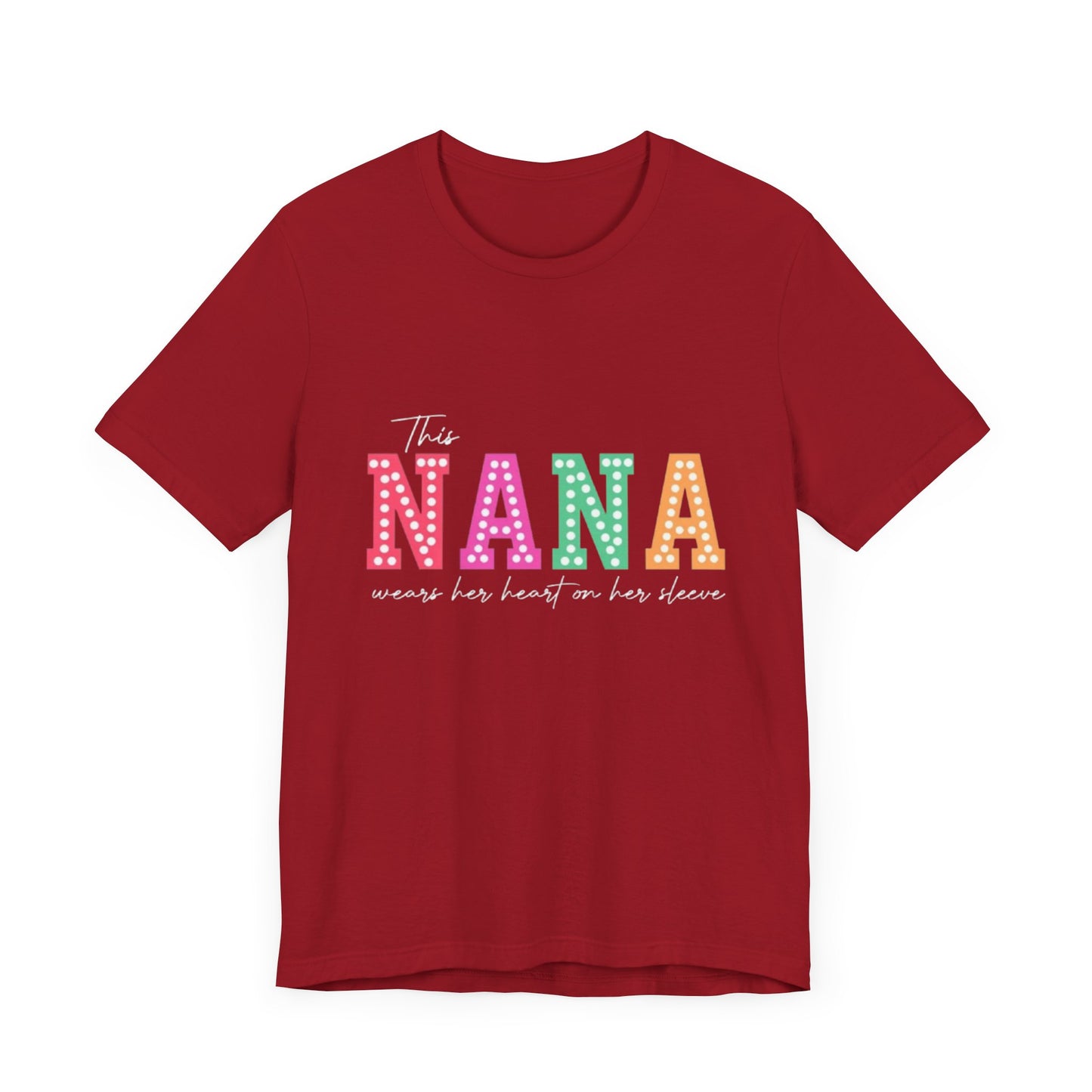 This NANA Wears Her Heart on Her Sleeve T-Shirt