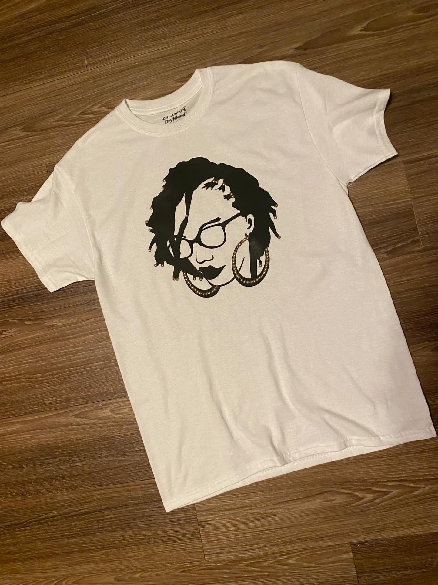 Beauty and Locs Custom Silhouette T-Shirt
