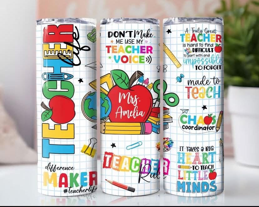 Teacher tumblers
