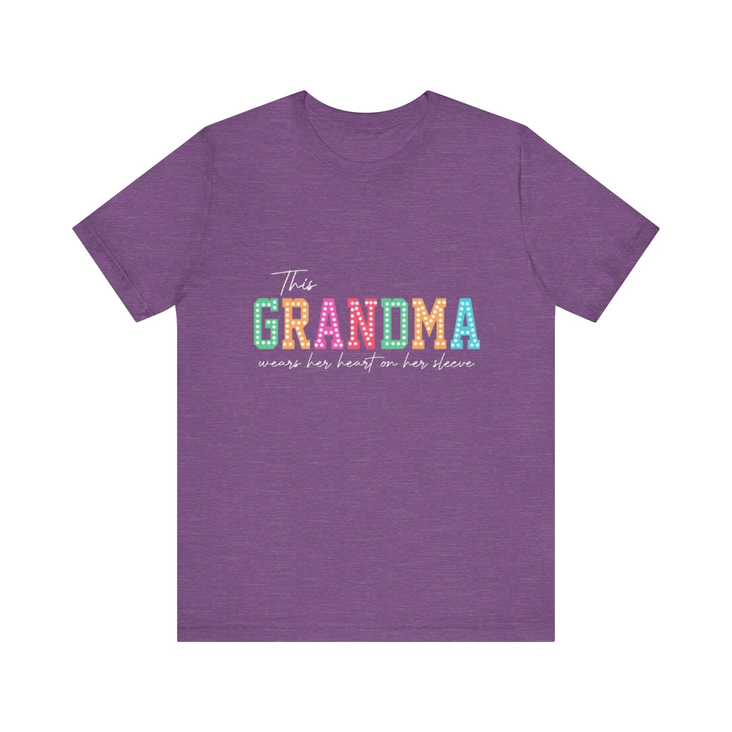 This Grandma Wears Her Heart On Her Sleeves T-Shirt