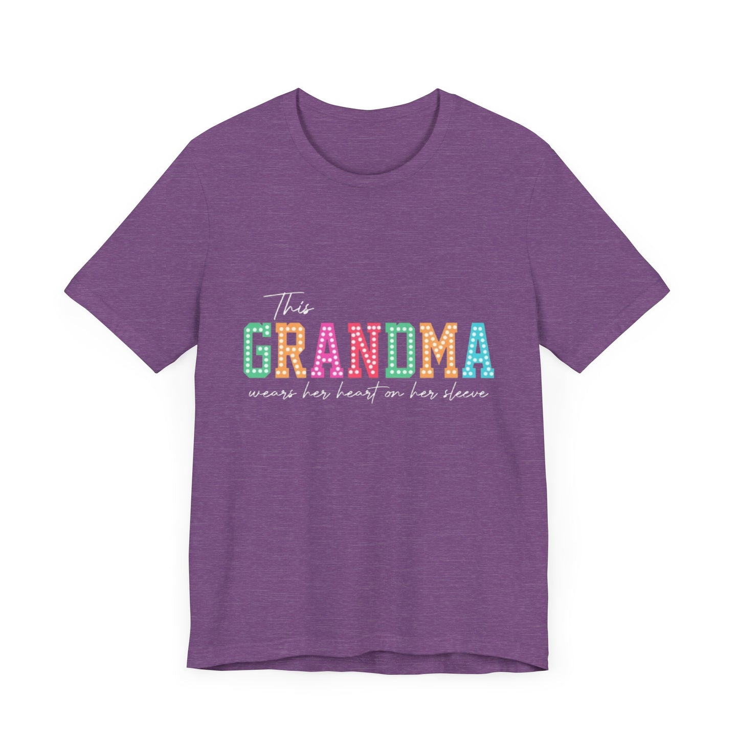 This Grandma Wears Her Heart On Her Sleeves T-Shirt