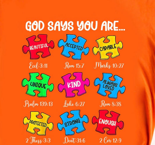 God Says you are