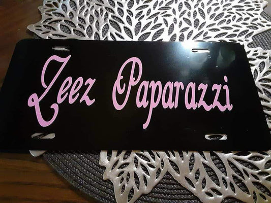 Custom license plates