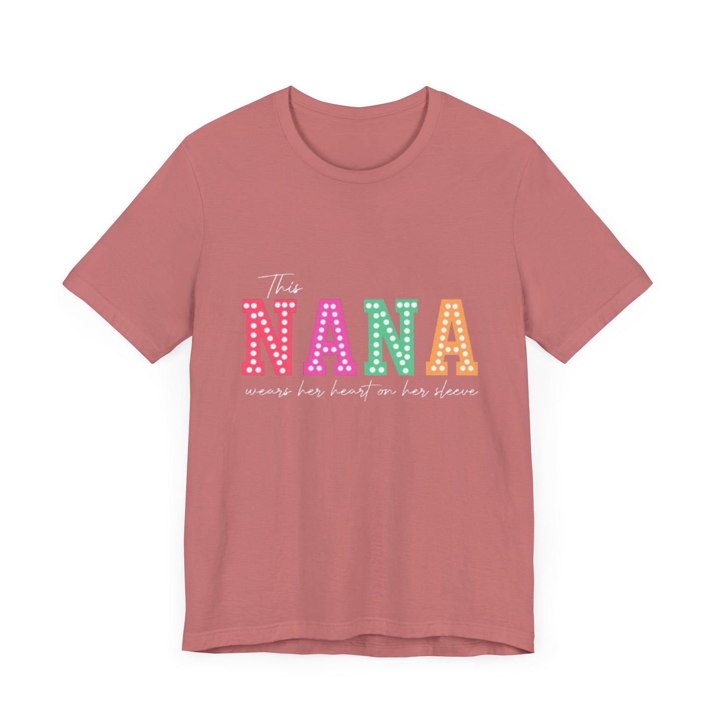 This NANA Wears Her Heart on Her Sleeve T-Shirt