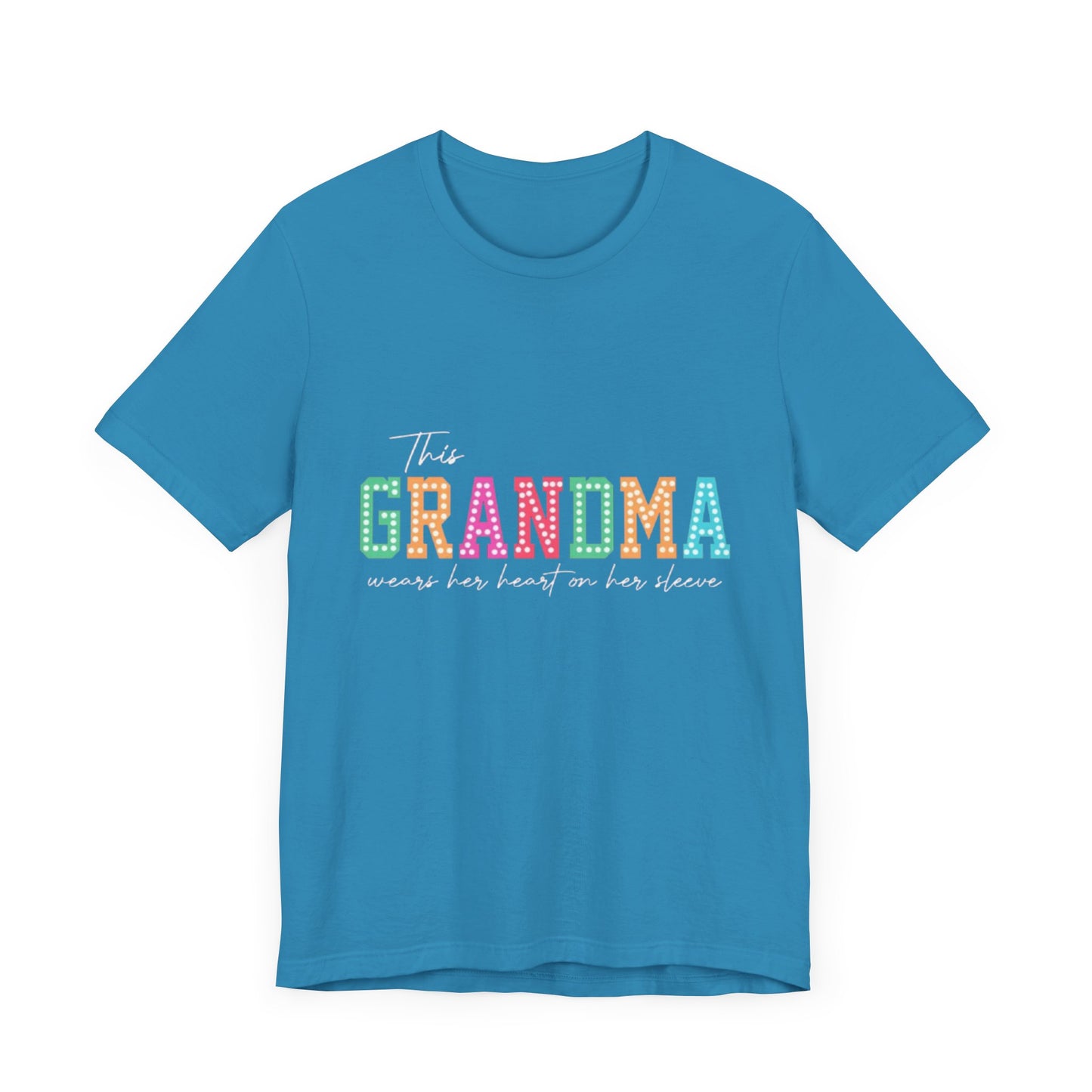 This Grandma Wears Her Heart On Her Sleeves T-Shirt