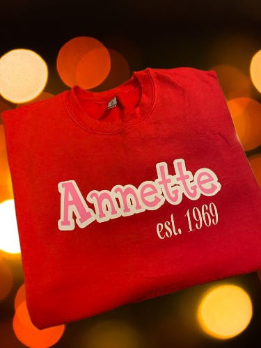 Custom Name Sweater