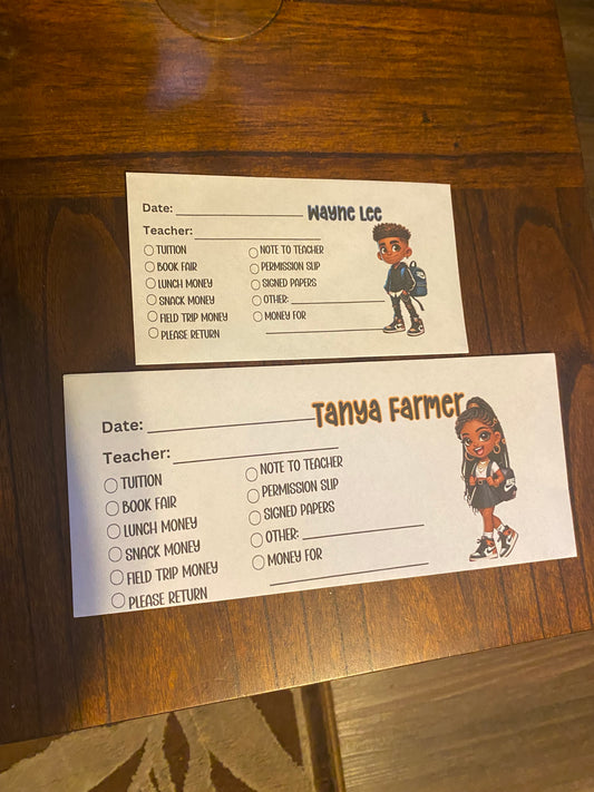 Custom School Envelopes